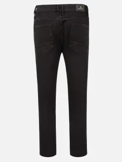 Wam Denim Jeans|Advent Stretch Slim Fit Black Jeans
