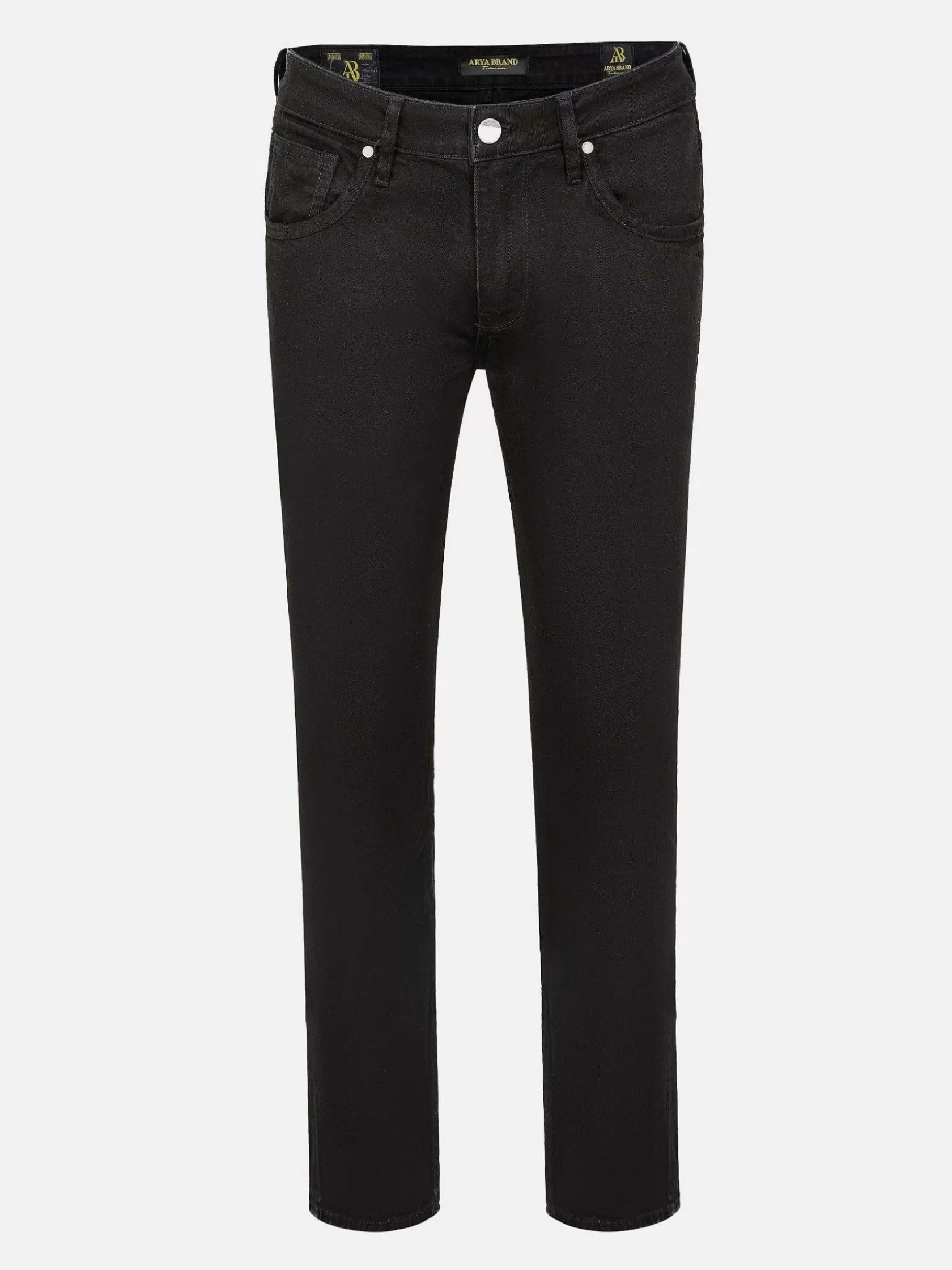 Wam Denim Jeans|Advent Stretch Slim Fit Black Jeans