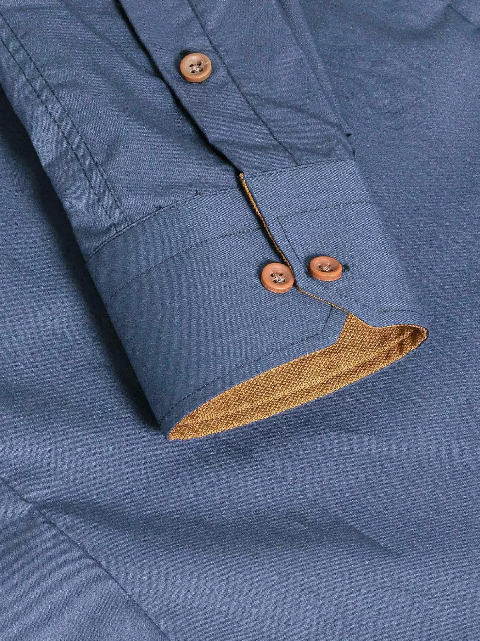 Wam Denim Overhemd Lange Mouwen|Ales Solid Structured Anthracite Overhemd Lange Mouw