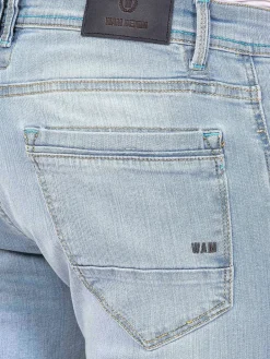 Wam Denim Jeans|Alexia Faded Blue Slim Fit Jeans