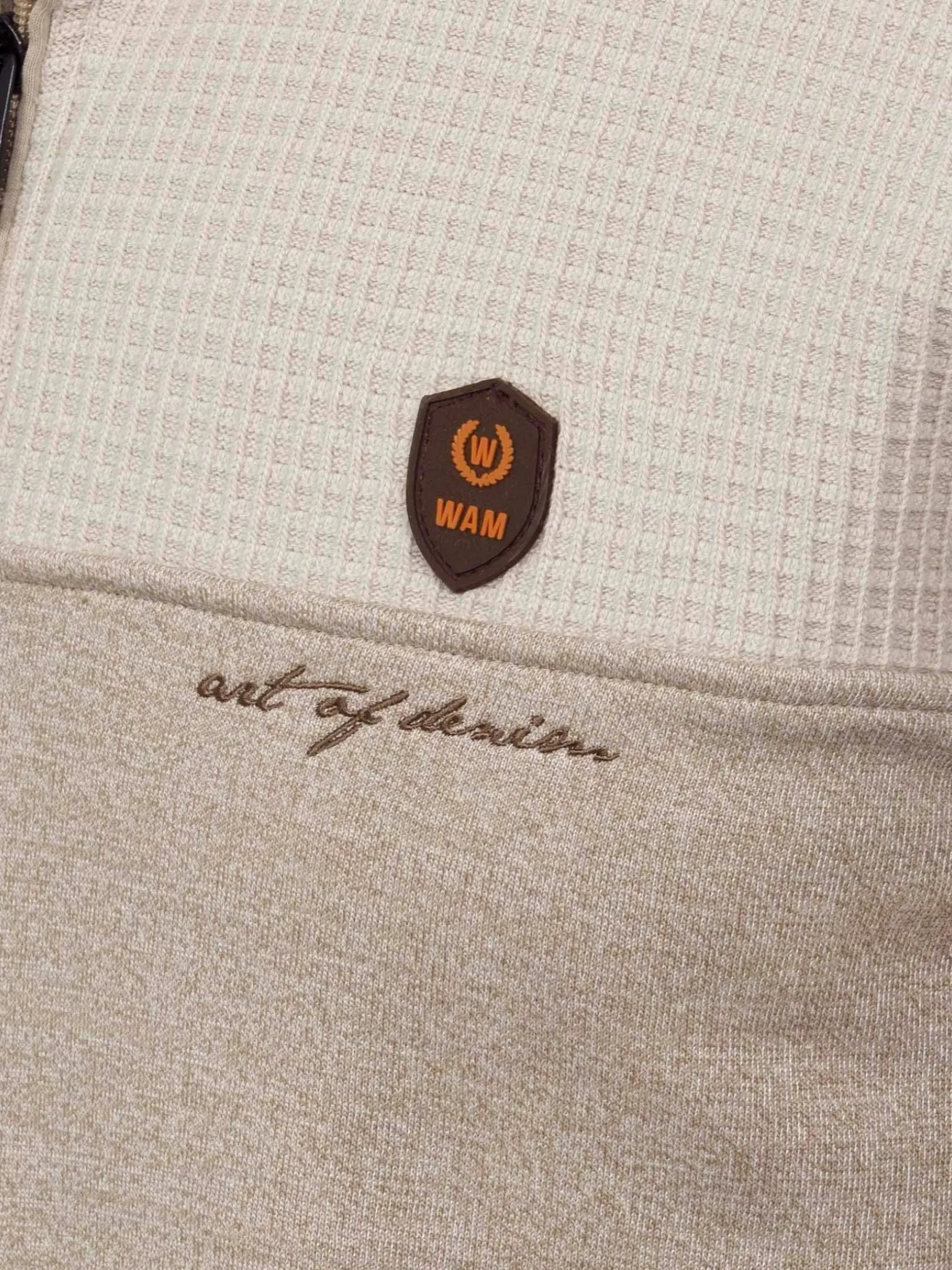 Wam Denim Vesten|Altena Beige Vesten