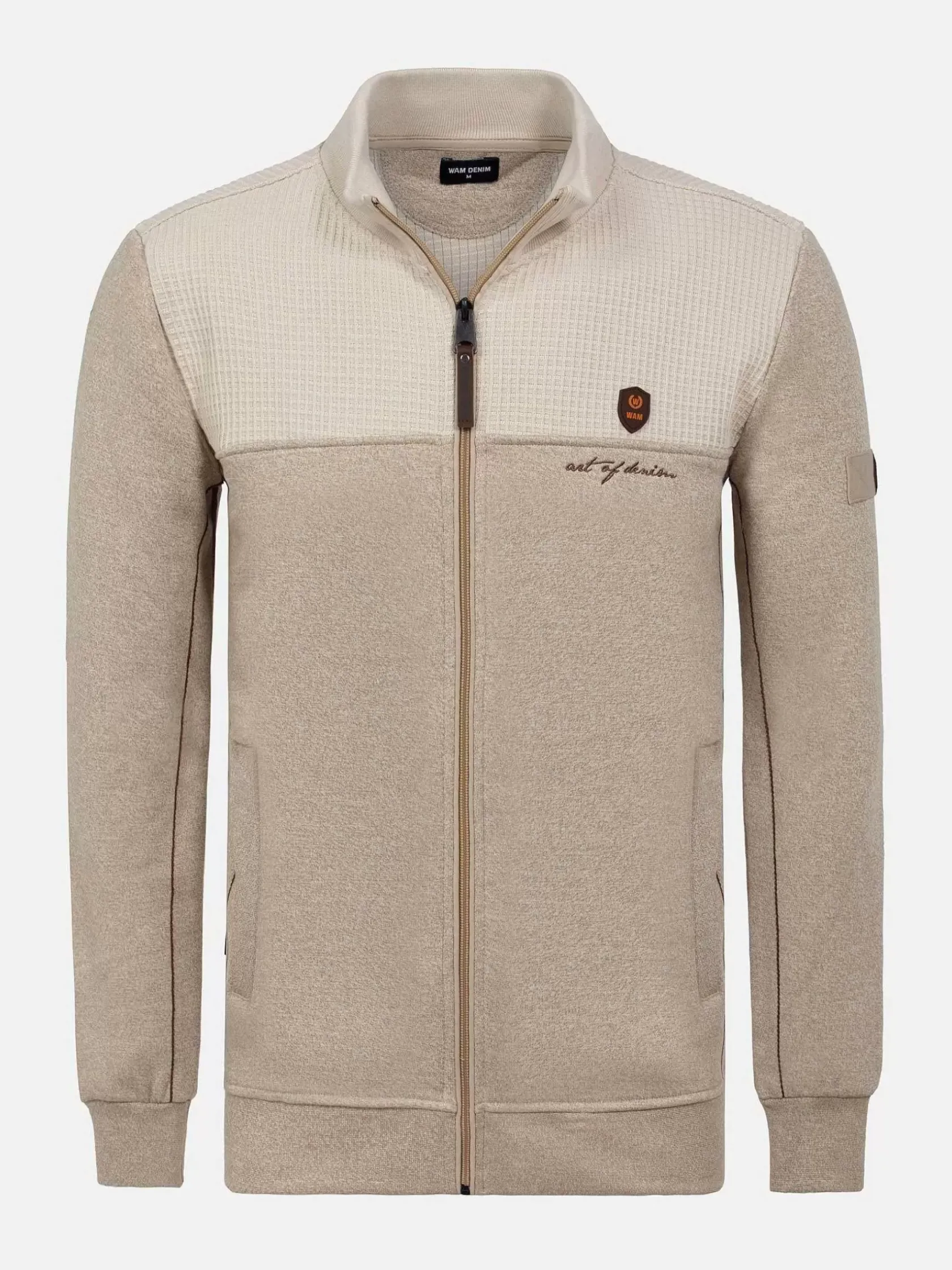 Wam Denim Vesten|Altena Beige Vesten