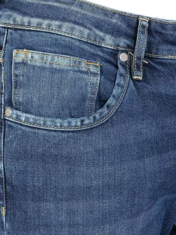 Wam Denim Jeans|Aluin Slim Fit Stone Wash Blue Jeans