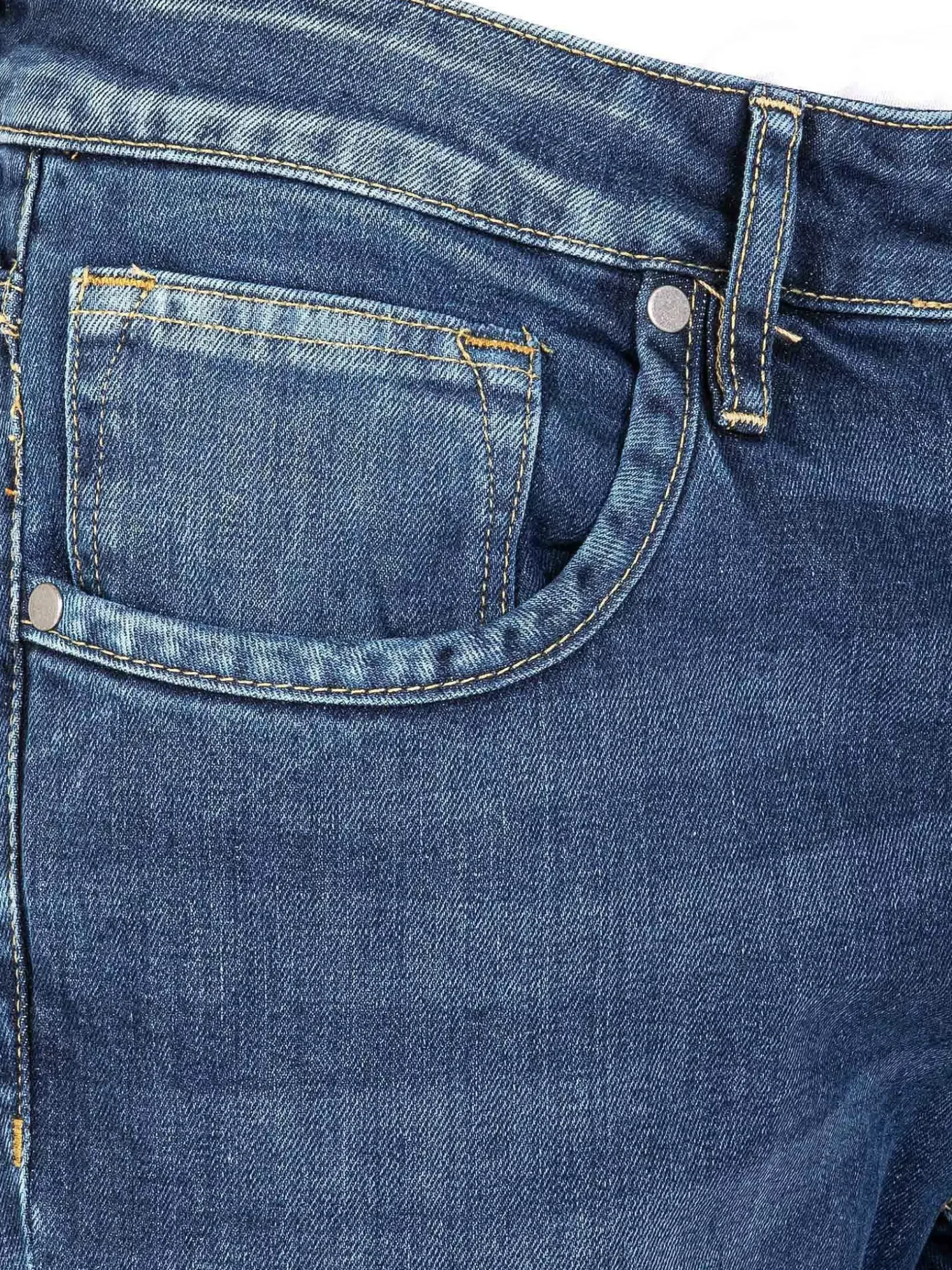 Wam Denim Jeans|Aluin Slim Fit Stone Wash Blue Jeans