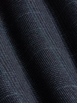 Wam Denim Pantalons|Amalfi Glen Check Slim Fit Navy Suit Pantalon