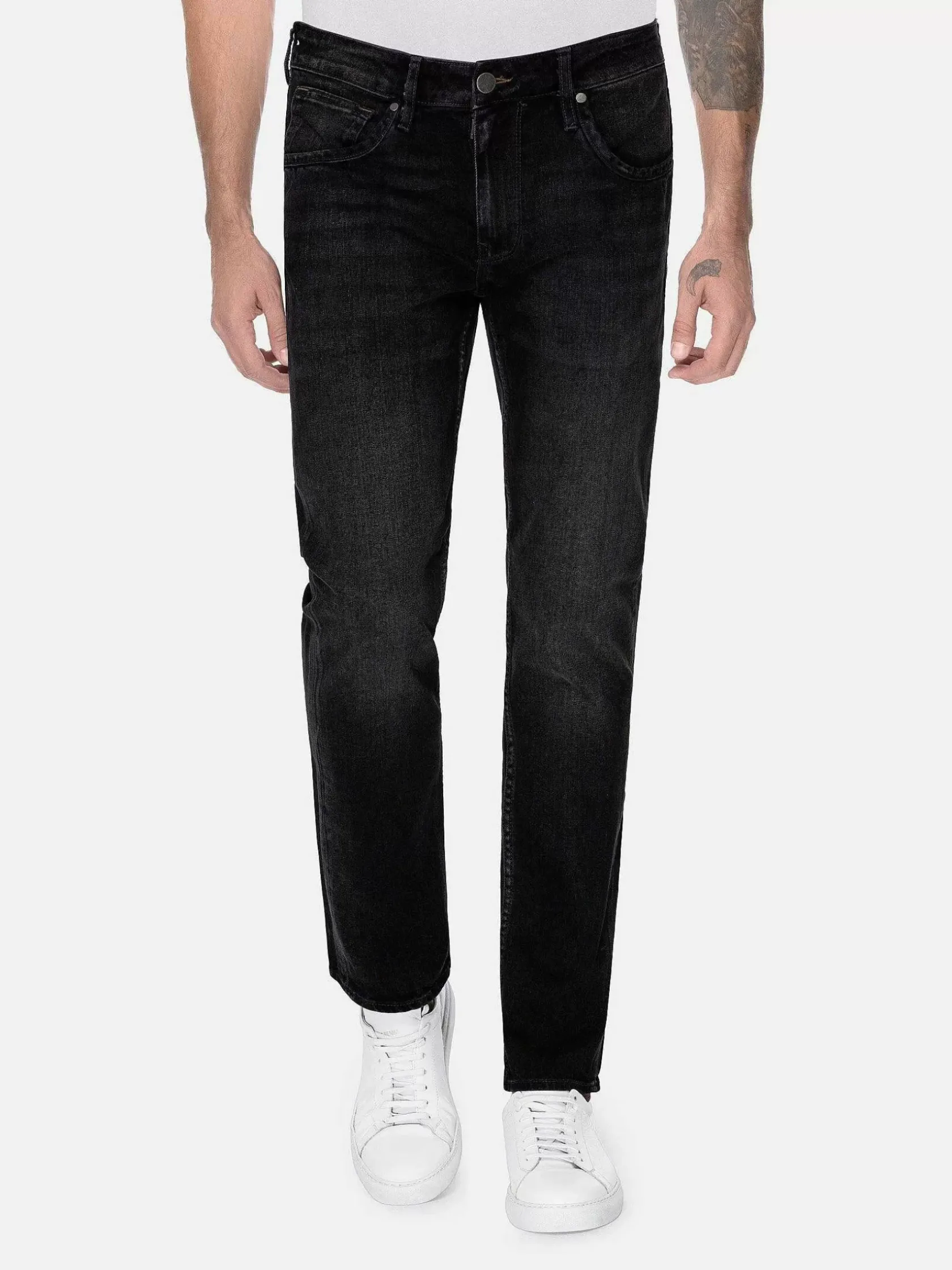 Wam Denim Jeans|Amaud Slim Stretch Anthracite Jeans