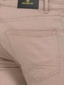 Wam Denim Jeans|Amou Slim Fit Beige Jean