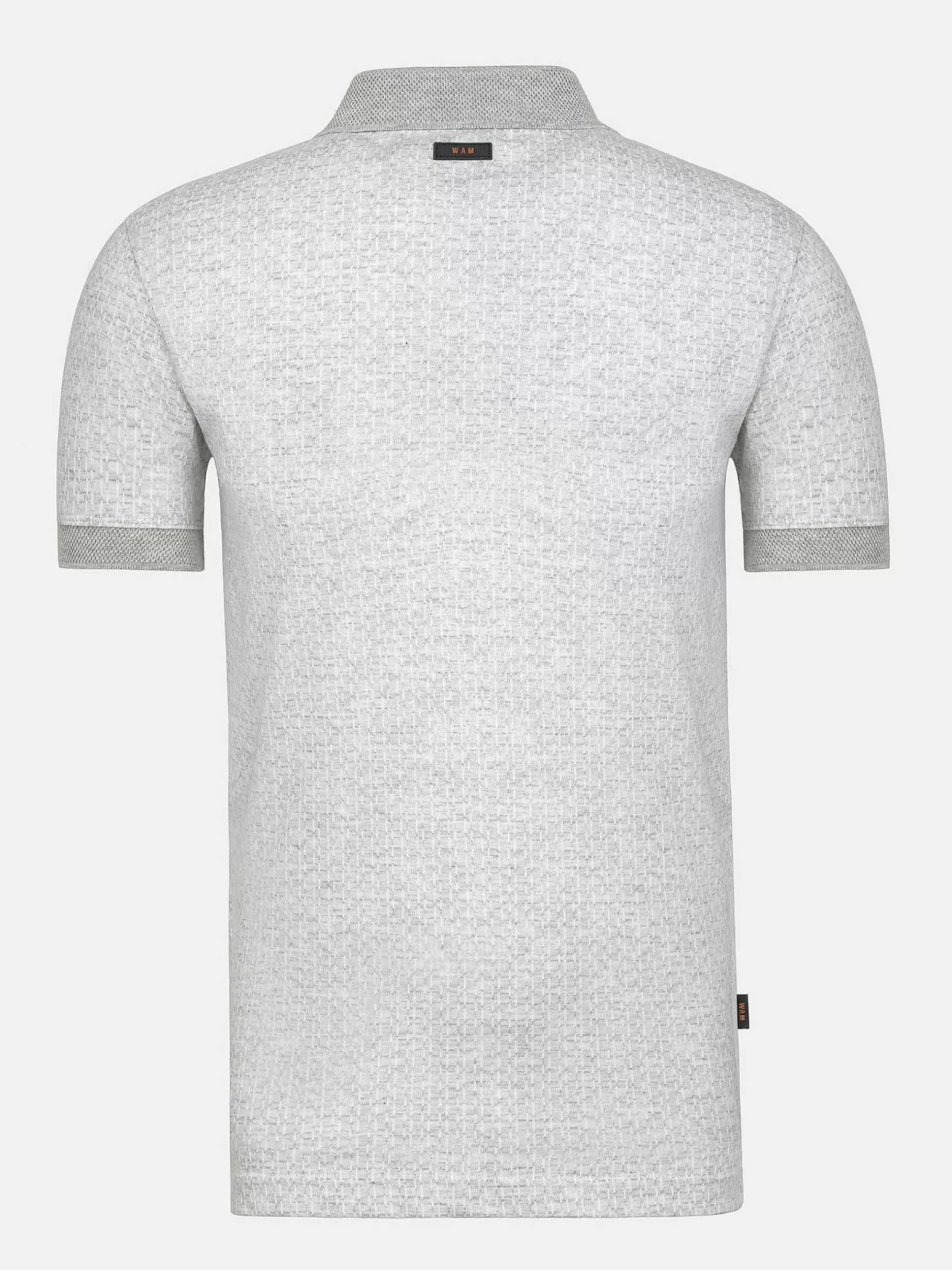 Wam Denim Polo'S|Aney Dynamic Texture Grey Polo