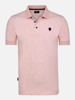 Wam Denim Polo'S|Aney Dynamic Texture Pink Polo
