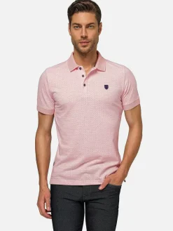 Wam Denim Polo'S|Aney Dynamic Texture Pink Polo