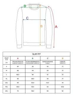 Wam Denim Sweaters|Anita Slim Fit Crew Neck Off-White Sweater