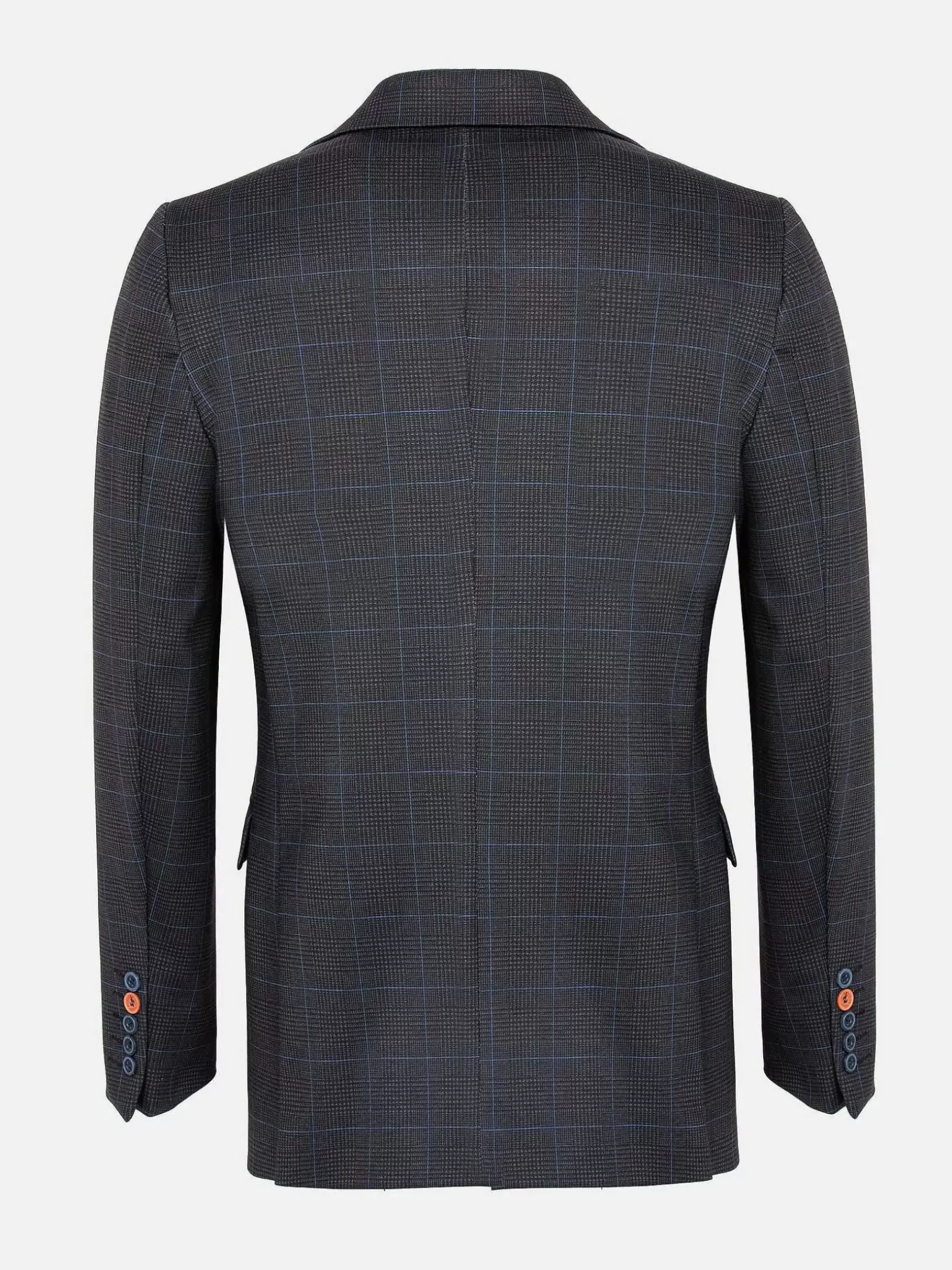 Wam Denim Colberts|Archer Checkered Indigo Navy Colbert