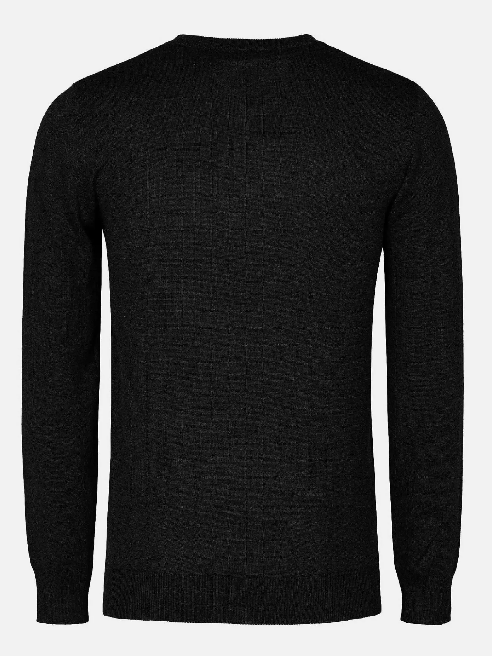 Wam Denim Sweaters|Athens V-Neck Black Sweater