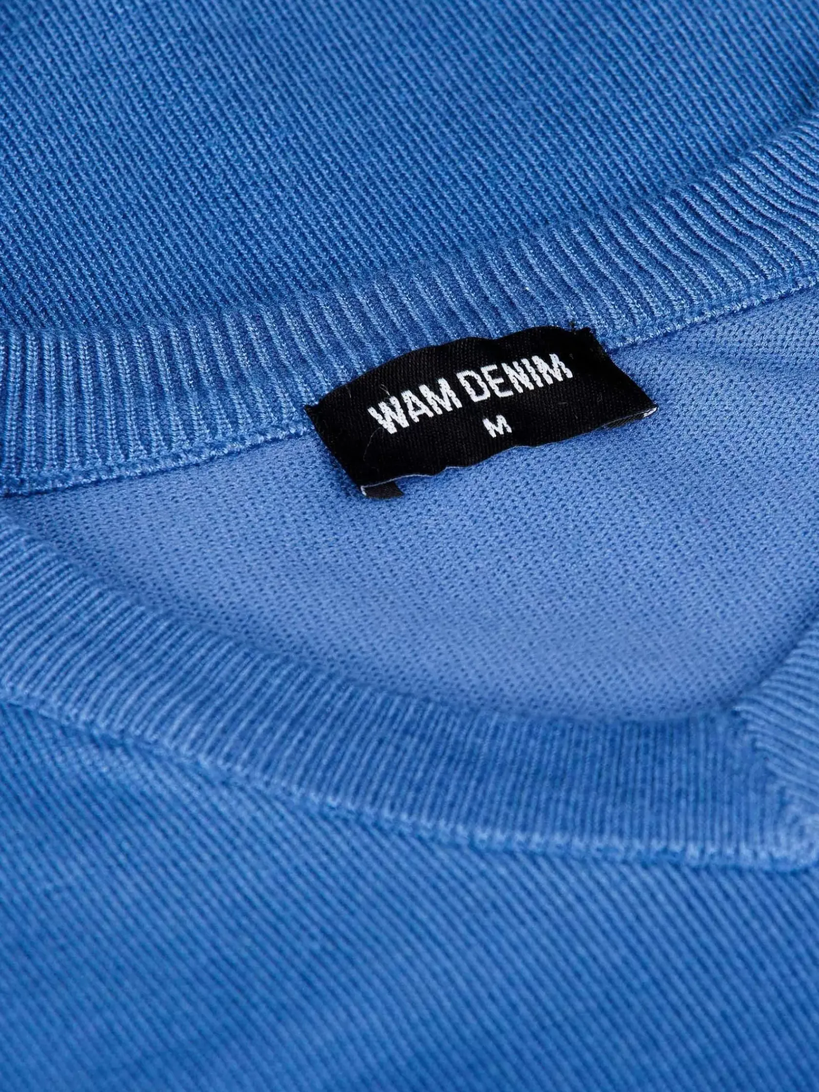 Wam Denim Sweaters|Athens V-Neck Royal Blue Sweater