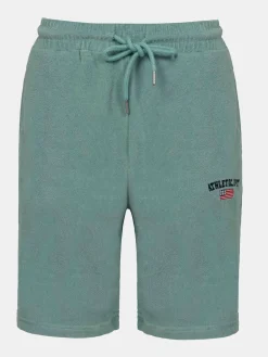 Wam Denim Sweaters|Avery Full Zipped Blue Hoodie Shorts Set