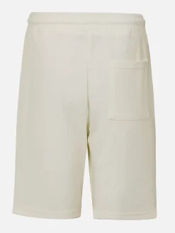 Wam Denim Sweaters|Avery Full Zipped White Hoodie Shorts Set