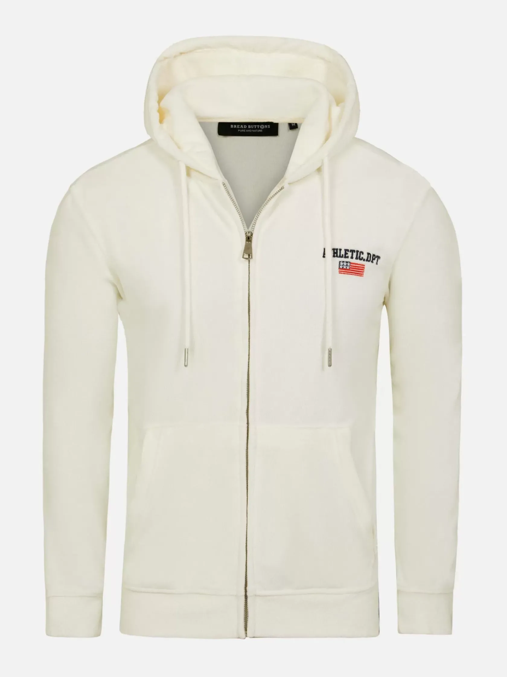 Wam Denim Sweaters|Avery Full Zipped White Hoodie Shorts Set