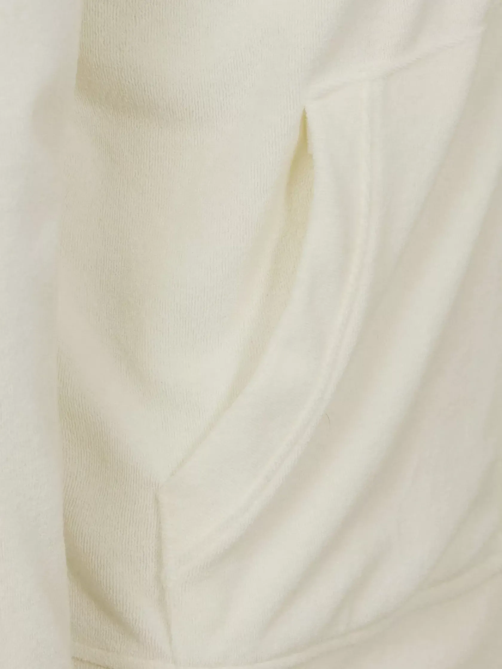 Wam Denim Sweaters|Avery Full Zipped White Hoodie Shorts Set