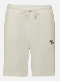 Wam Denim Sweaters|Avery Full Zipped White Hoodie Shorts Set