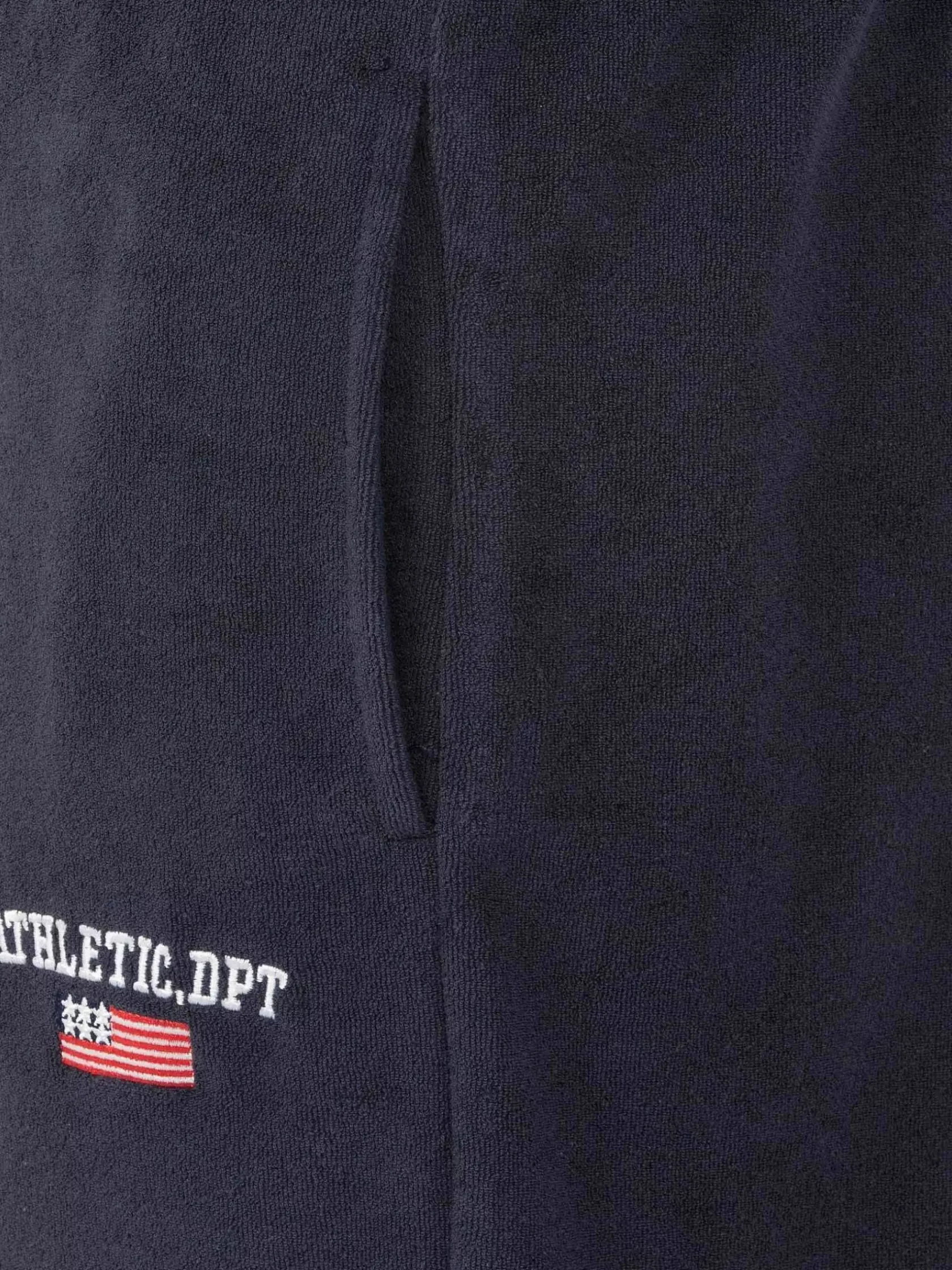 Wam Denim Sweaters|Avery Stretched Navy Hoodie Shorts Set