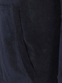 Wam Denim Sweaters|Avery Stretched Navy Hoodie Shorts Set