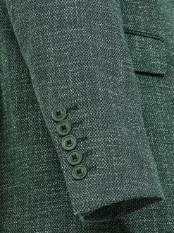 Wam Denim Colberts|Balboa Textured Green Colbert