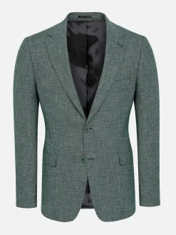 Wam Denim Colberts|Balboa Textured Green Colbert