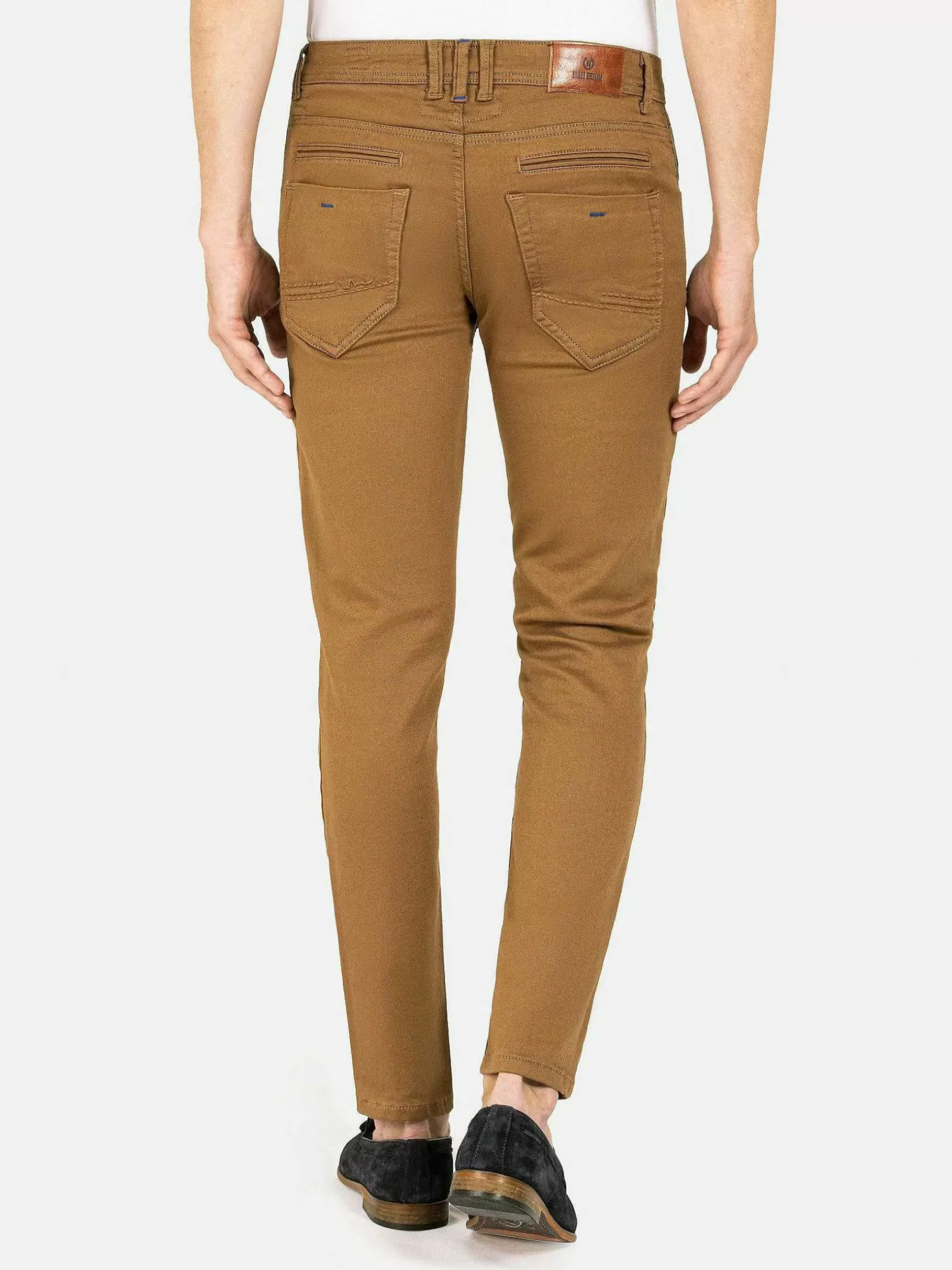 Wam Denim Jeans|Barukh Slim Fit Beige Jeans