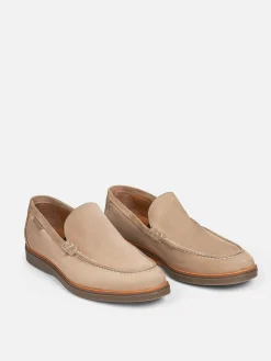 Wam Denim Schoenen|Beige Suede Loafer Schoenen