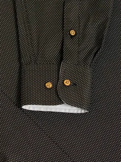 Wam Denim Overhemd Lange Mouwen|Bentley Regular Fit Black Overhemd