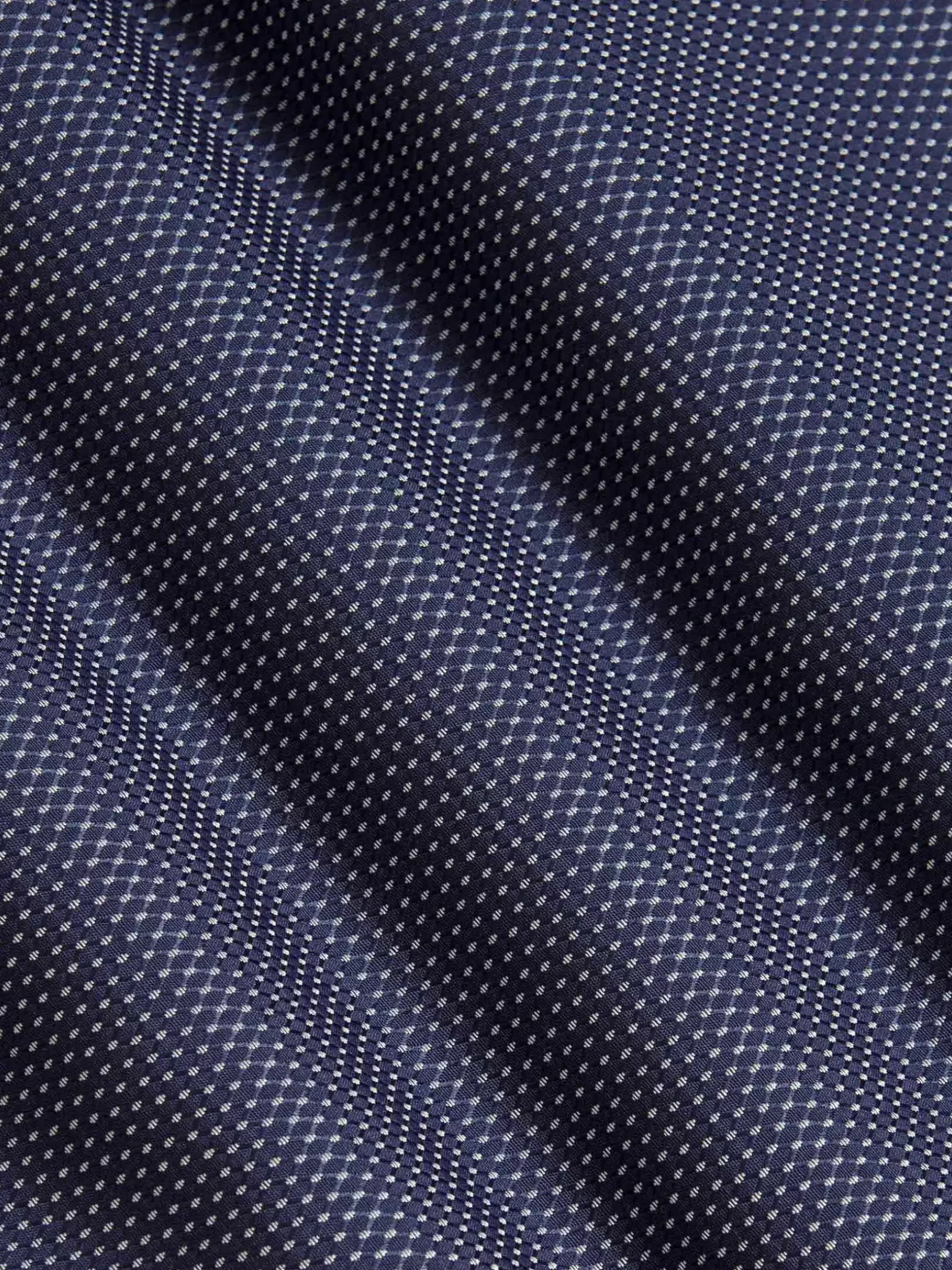 Wam Denim Overhemd Lange Mouwen|Bentley Regular Fit Navy Overhemd