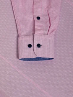 Wam Denim Overhemd Lange Mouwen|Bentley Regular Fit Pink Overhemd