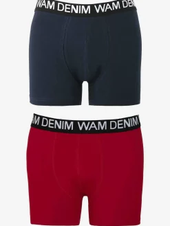 Wam Denim Boxershorts|Boxer 73005 Milton Navy Red