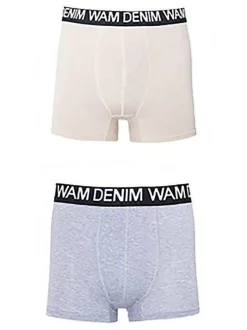 Wam Denim Boxershorts|Boxer 73005 Milton Taupe Grey