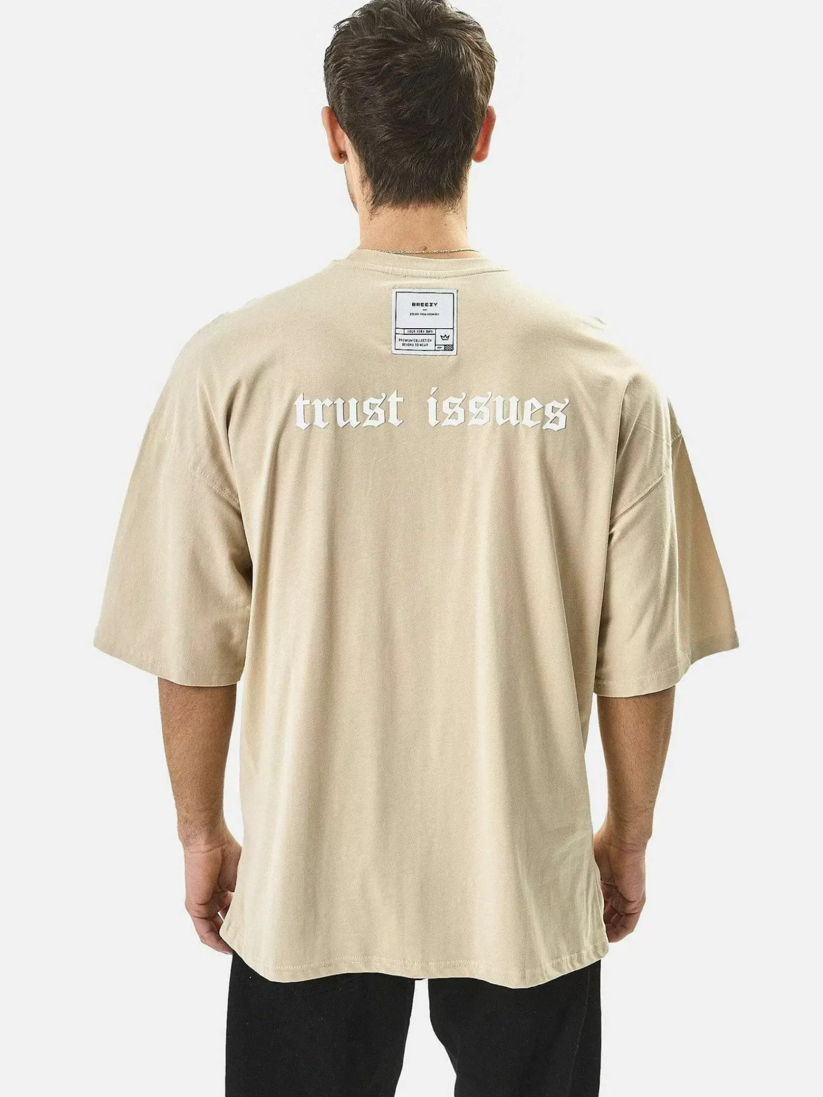 Wam Denim Streetwear|Braden Beige T-Shirt
