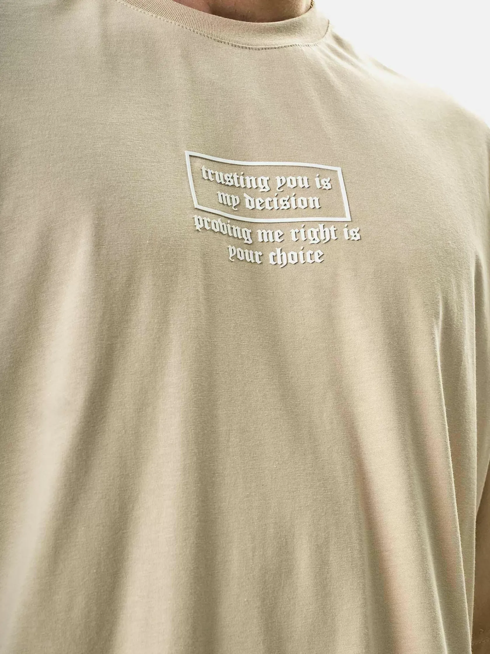 Wam Denim Streetwear|Braden Beige T-Shirt