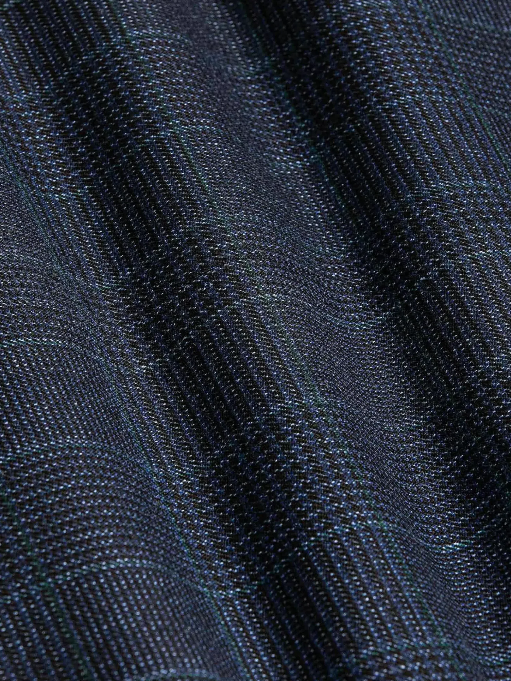 Wam Denim Colberts|Branco Micro Patterned Navy Blazer