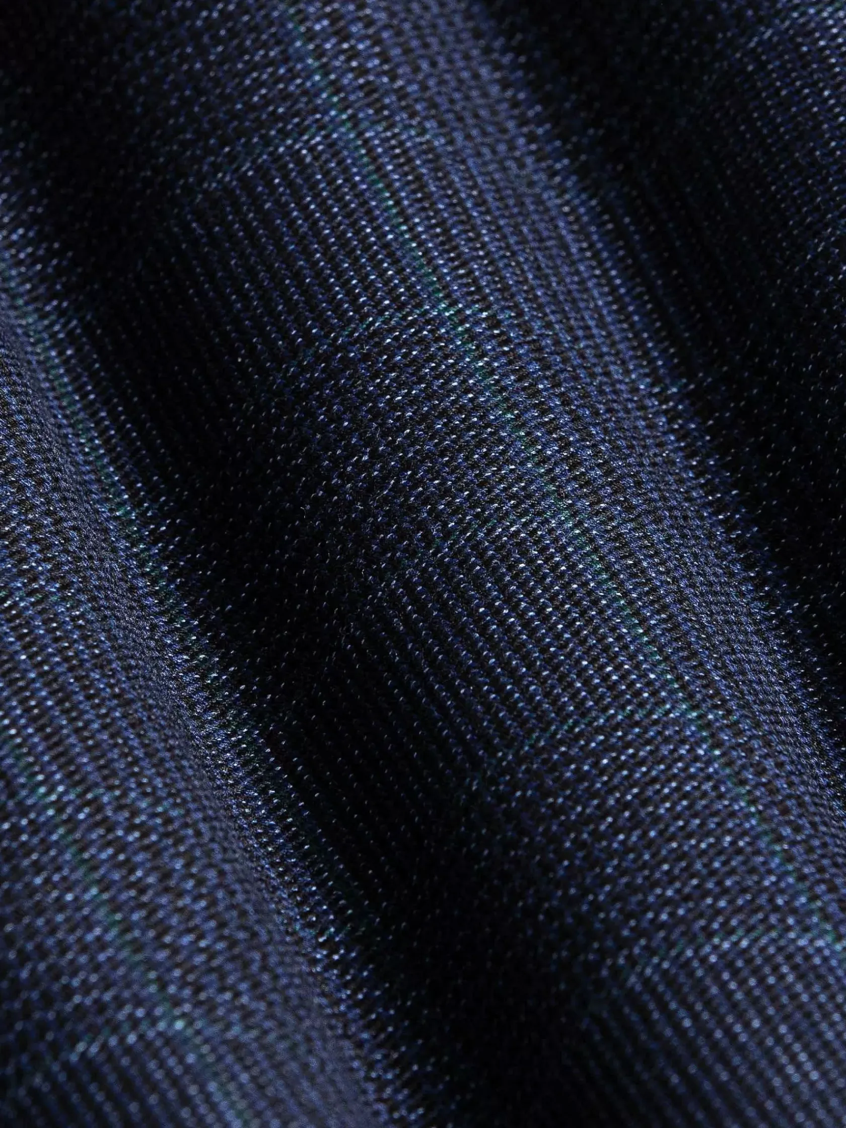 Wam Denim Pantalons|Branco Micro Patterned Navy Pants