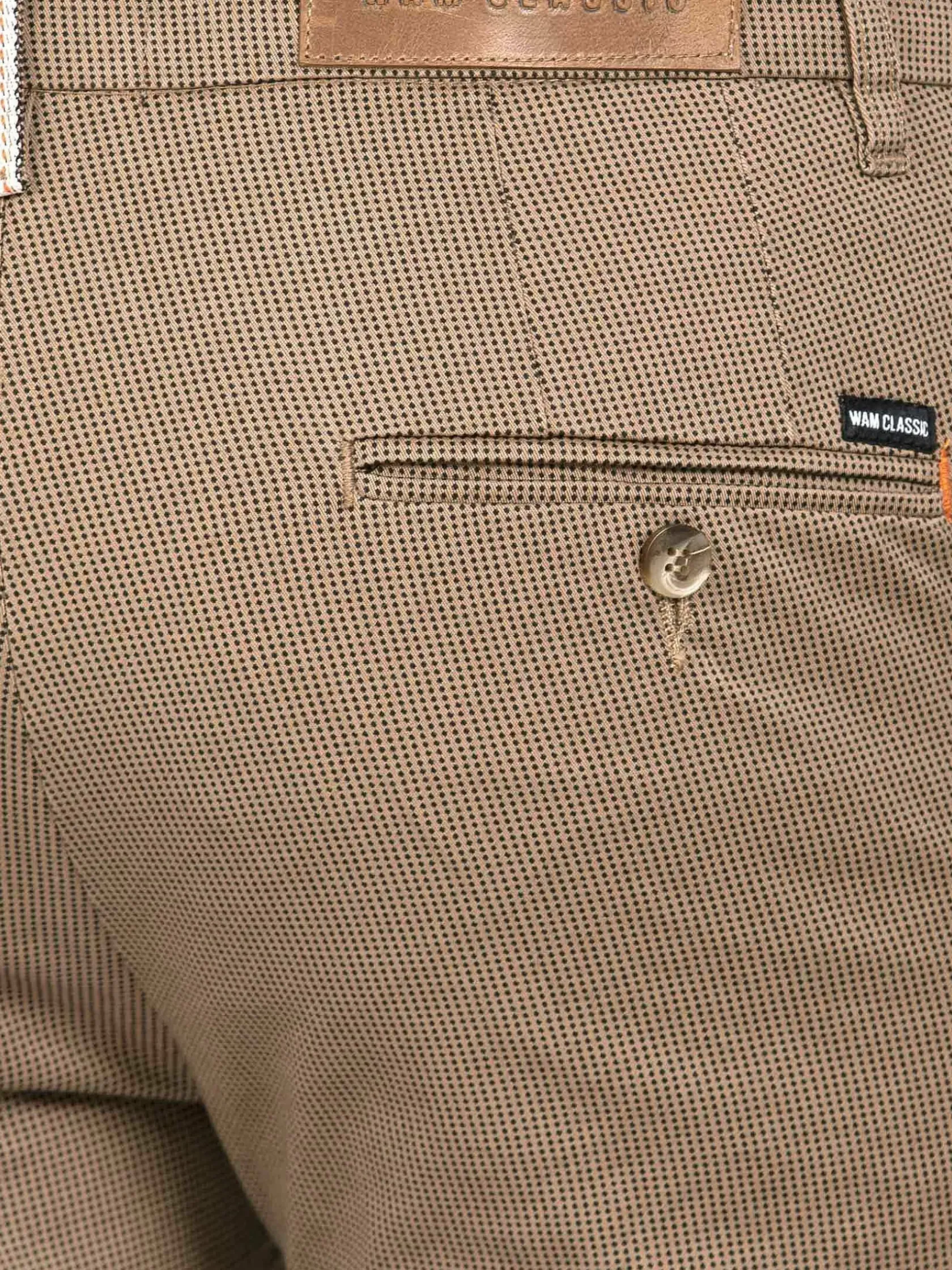 Wam Denim Chino'S|Brasilia Slit Pocket Dark Beige Chino