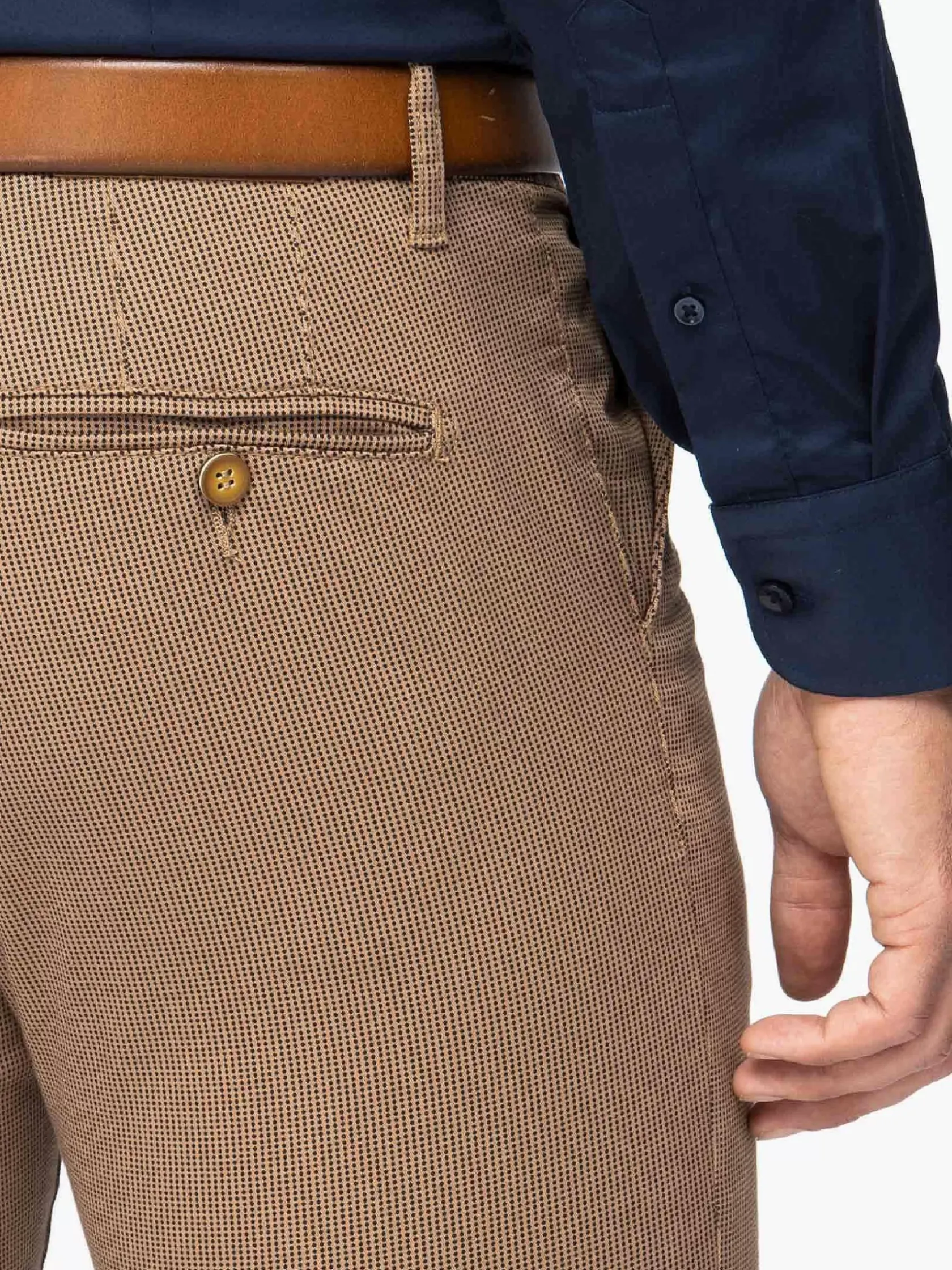 Wam Denim Chino'S|Brasilia Slit Pocket Dark Beige Chino