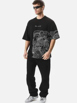 Wam Denim Streetwear|Brecken Black T-Shirt