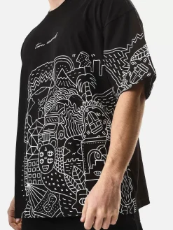 Wam Denim Streetwear|Brecken Black T-Shirt