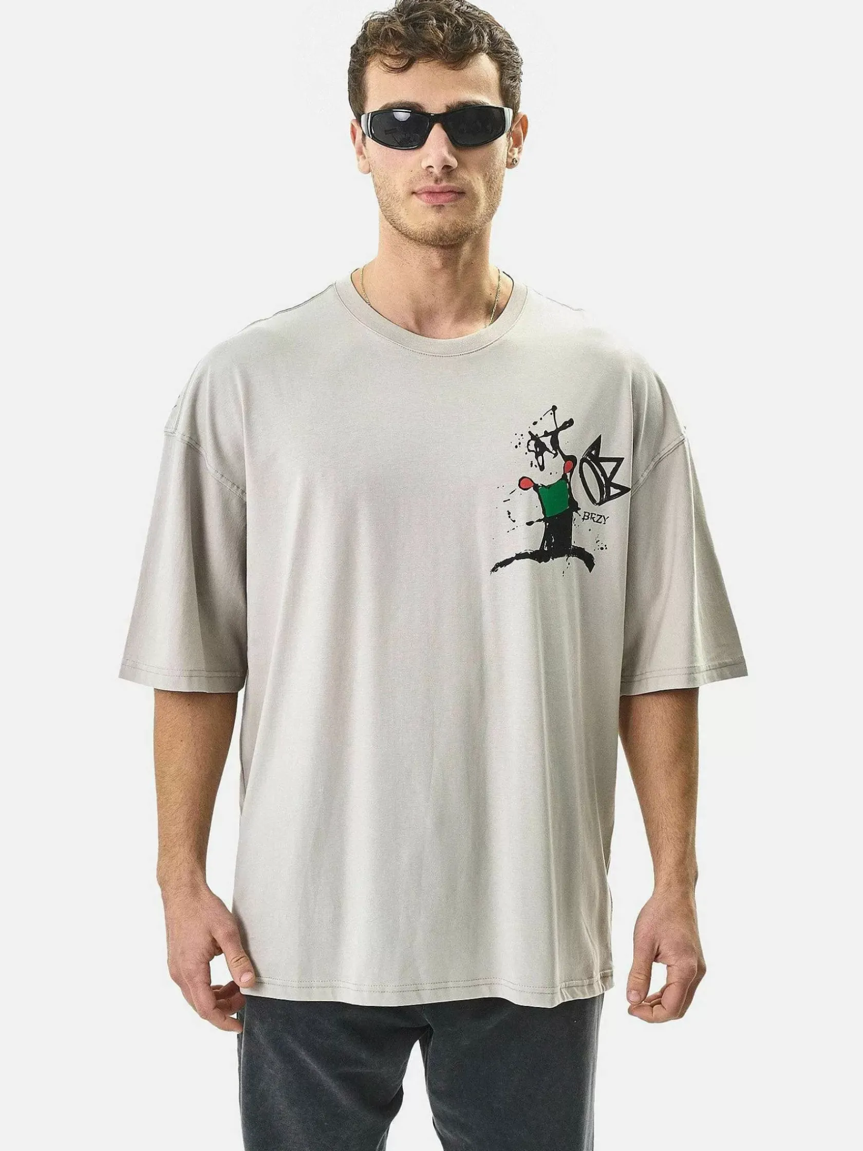 Wam Denim Streetwear|Brodie Light Grey T-Shirt