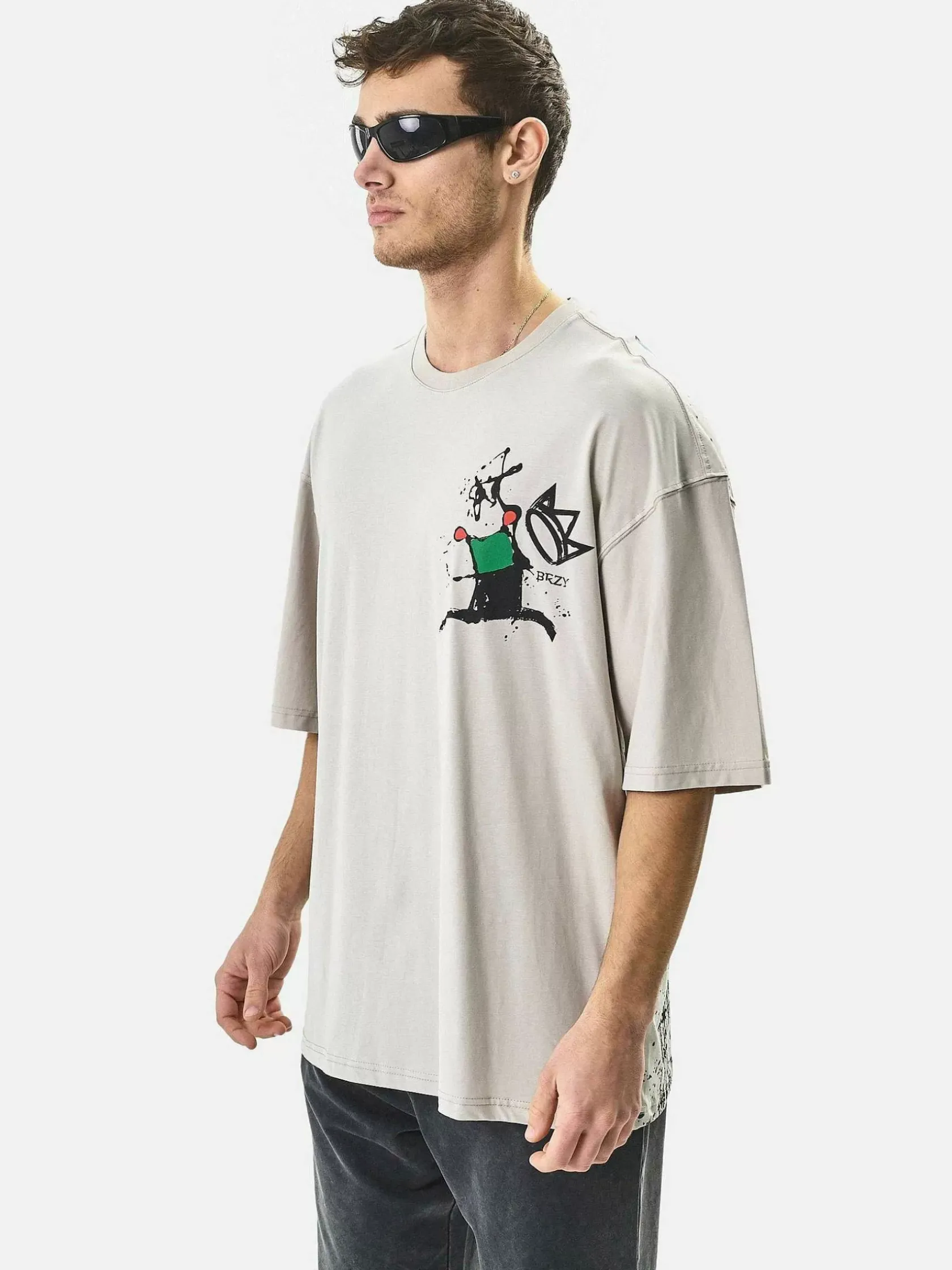 Wam Denim Streetwear|Brodie Light Grey T-Shirt