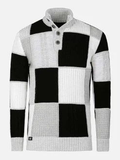 Wam Denim Truien|Cambridge Pattern Black White Truien