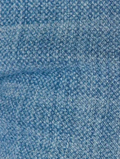 Wam Denim Jeans|Carinal Mini Check Slim Fit Navy Jeans