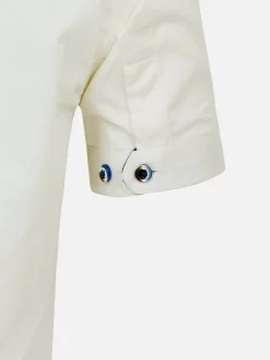 Wam Denim Overhemd Korte Mouwen|Cassiues Tailored Fit White Overhemd