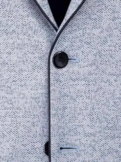 Wam Denim Colberts|Catania Modern Fit White Navy Colbert