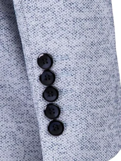 Wam Denim Colberts|Catania Modern Fit White Navy Colbert