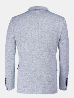Wam Denim Colberts|Catania Modern Fit White Navy Colbert